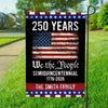 250th Anniversary USA Flag Patriotic 4th of July We The People 1776 Garden Flag CH07 910108