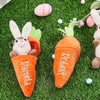 Personalized Bunny Rabbit Plush Reversible Carrot Keychain - Easter Gift for Kids LM32 897769