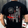 Custom Car Photo I'm Not Old I'm Classic 1776-2026 Back Dark Shirt CH07 180002