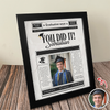 Custom Photo Graduation News You Did It Magazine Picture Frame LM32 899207