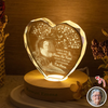 Custom Photo Memorial Engraved Crystal Photo With Light TH10 898241