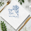 Personalized Baby Name Floral Baby in Bloom Party Beverage Cocktail Napkins LM32 899823