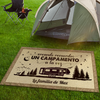 Alfombra de Patio de Camping Campistas Felices, Tapete para Terraza LM32 895055