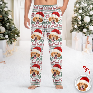 Custom Photo Christmas Is Coming Sweatpants Gift For Dog Lovers HA75 892846