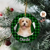Custom Photo Dog Ceramic Ornament Christmas Gift For Dog Lovers HA75 897452