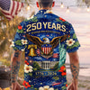 Custom Name 250 Years Semiquincentennial Eagles Tropical Hawaii Shirt LM32 899109