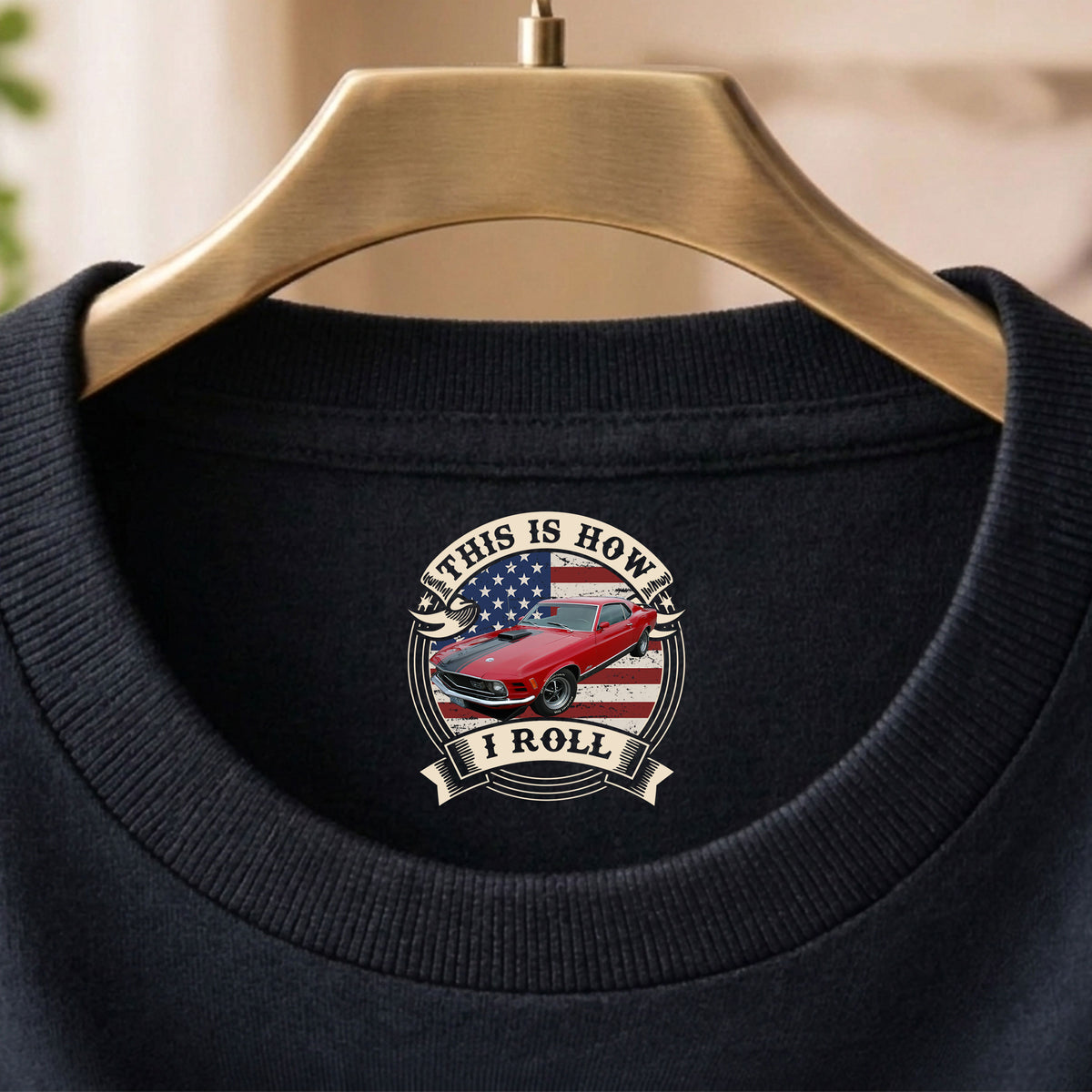 This Is How I Roll - Custom Car Photo Route 66 Vintage Back Neck Shirt HO82 901720