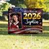 Custom Photo Class Of 2026 Graduating in America's 250th Anniversary Yard Sign CH07 895466