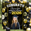 Congrats Class of 2026 Custom Photo And Name Graduation Party Backdrop CH07 899738
