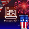 America's 250th Birthday Patriotic 20oz Reusable Aluminum Cups For Parties, Events LM32 899295