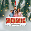 Custom Family Photo 2025 Cookie Christmas Acrylic Ornament CH07 899486