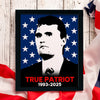 American Patriot Charlie Kirk With USA Flag Picture Frame HO82 65818