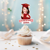 Custom Funny Face Class Of 2026 Graduation Decoration Cupcake Toppers HA75 920070