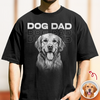Custom Name & Photo Vintage Style Dog Cat Dad Mom Comfort Shirt LM32 669419