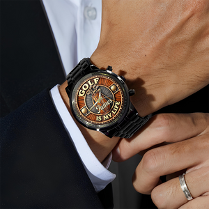 Personalized Name Golf Is My Life Theme Wrist Watch CH07 910208