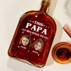 This Papa Is Powered By Love - Family Personalized Custom Whiskey Bottle - Father's Day, Gift For Dad, Grandpa HO82 894076