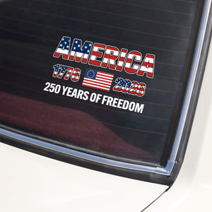 America 1776-2026 250 Years Of Freedom Car Window Decal Sticker HA75 898764