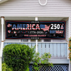Personalized Family Name 250 Anniversary USA Banner HA75 920900