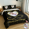 Custom Couple Photo Bedding Set Gift For Valentine CH07 899762