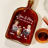 You And Me And The Dogs - Personalized Whiskey Bottle TH10 896893