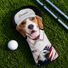 Custom Dog Cat Photo Golf Ball Pattern With America Flag Golf Head Cover HO82 902392
