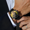 Custom Couple Photo I Love You To The Moon And Back Men's Wrist Watch LM32 669407