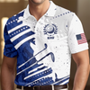 Custom Name Golf Pattern Polo Shirt Gift for Golf Lovers HA75 921130