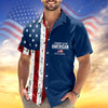 Personalized I Identify As An American With Patriotic USA Flag Hawaiian Shirt LM32 669229