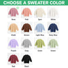 Custom Baby Name With Flower Embroidered Personalized Sweater HA75 898278