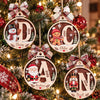 Personalized Initial Christmas 2 Layers Wooden Ornament, 2026 Keepsake Gift LM32 670493