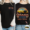 Custom Car Photo Classic Limited Edition Front & Back Dark Shirt – Personalized Birthday Gift For Dad, Grandpa & Family HO82 902940