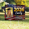 Custom Photo Class Of 2026 Graduating in America's 250th Anniversary Yard Sign CH07 895466