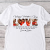 Custom Photo To Me You Are The World Valentine White Shirt For Couple TH10 896967
