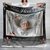 Custom Dad Mom Photo A Hug From Heaven Memorial Blanket CH07 896458