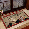 Custom 3D Cute Dog Visitors Mus Be Approved By Dog Personalized Doormat HA75 898186