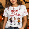 Custom Face Kid Grandma Of Little Monsters Personalized 3D Shirt Halloween Birthday Gifts For Mom, Grandma HA75 921934