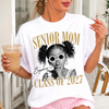 Custom Retro Senior Mom 2027 Comfort Shirt - Personalized Class of 2027 Gift, Proud Family Gift HO82 903210