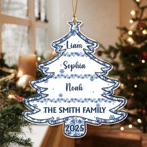 Christmas Tree Of Love - Personalized Custom Acrylic Ornament HO82 894592