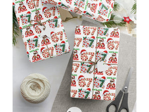Santa Says Six Seven - 67 Meme Christmas Gift Wrapping Paper LM32 897207