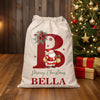 Custom Name Christmas Letter Christmas Sack, Personalized Holiday Gift Bag HO82 903920