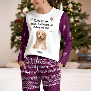 Custom Dog Photo Thanks For Picking Up My Poop and Stuff Sleepwear CH07 899126