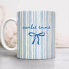 Custom Name Auntie Bow Print Full Mug - Personalized Gift for Aunt LM32 899805