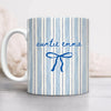 Custom Name Auntie Bow Print Full Mug - Personalized Gift for Aunt LM32 899805