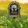 Custom Photo Forever In Our Hearts Memorial Garden Stake HA75 892678