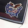 USA 250 Anniversary Eagle 1776-2026 Car Window Decal Sticker TH10 898887