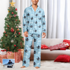 Custom Photo Merry Fishmas Pajamas Christmas Gift For Fishing Lovers, Fisherman HA75 898252