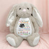 Custom Baby Bump Photo - Personalized This Mother's Day I'll Be Snuggled Up In Your Tummy Bunny Plush CH07 895308