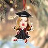 Custom Funny Face Class of 2025 Graduation Acrylic Ornament HA75 892706