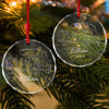 Custom Car Photo Christmas Engraved Glass Ornament TH10 894333