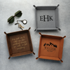 Personalized Father's Day Gift Leather Valet Tray, Custom Catch All Tray Gifts for Dad LM32 899247